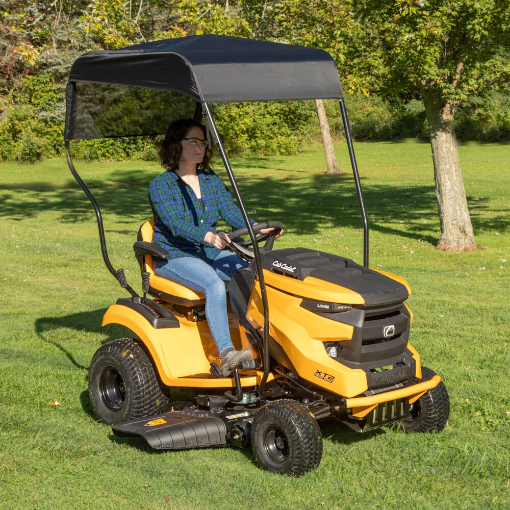 Lawn shop mower canopy